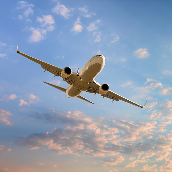 Un aereo in volo