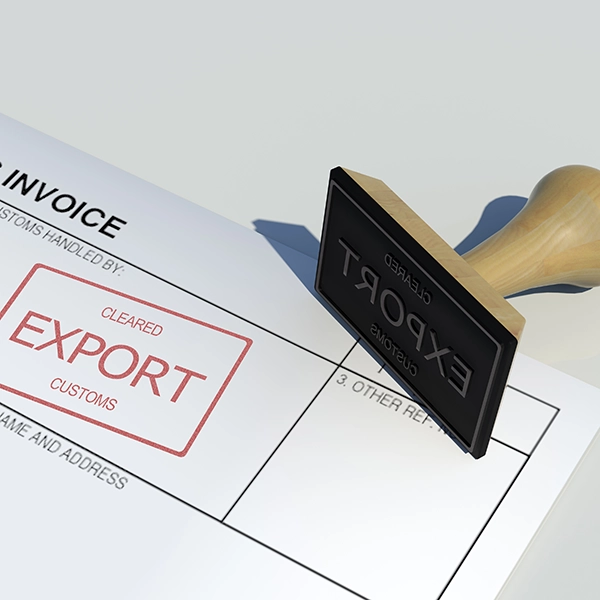 Fac-simile di documentazione doganale