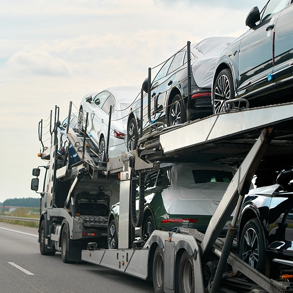 Trasporto su strada di automobili nuove